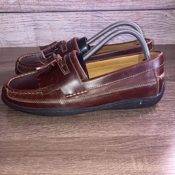 Men’s JOHNSTON & MURPHY Fowler Kiltie Tassel Style 25-8334 - Size 8 Sheepskin - Picture 5 of 14